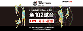 Jrウインターカップ2023-24バスケットLIVE配信