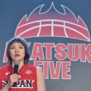 抱負を語る吉田 亜沙美選手