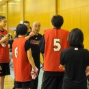 スクリメージ　女子U-18日本代表(赤) vs アイシンAW(白)