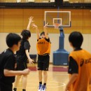 那須 愛加選手(就実高校 2年)の3Pシュート