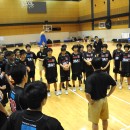 ナショナル育成キャンプの目的を伝える鈴木コーチ