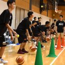 U14はテニスボールを使ったコーディネーションドリル