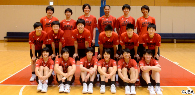 平成29年度日本代表 女子u18日本代表 公益財団法人日本バスケットボール協会