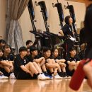 女子日本代表の練習見学