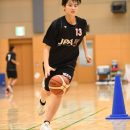 コーンをディフェンスに見立てて