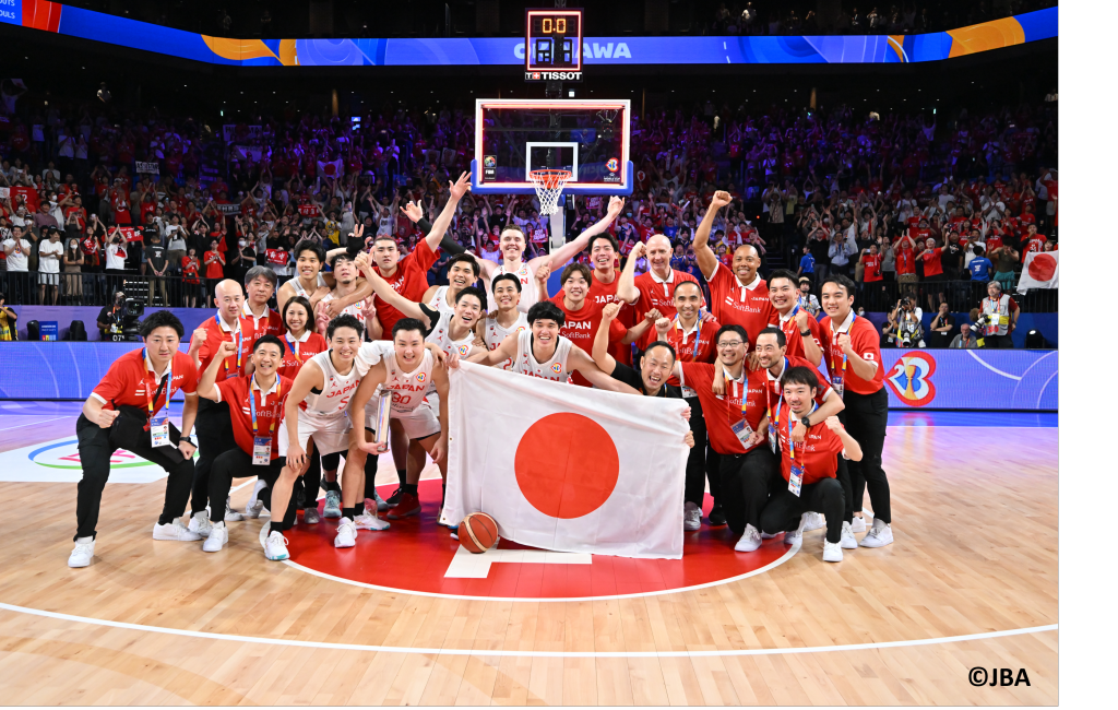 バスケットボール男子日本代表チーム パリ2024オリンピック 出場権獲得