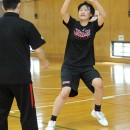 ディフェンスの動き方も細かく指導