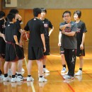 指導に熱が入る林 慎一郎ヘッドコーチ
