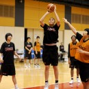 188cmのセンター梅沢 カディシャ樹奈選手(桜花学園高校 3年)