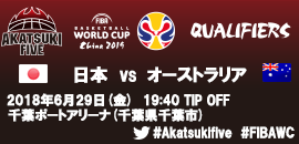 02.FIBAワールドカップ2019アジア1次予選